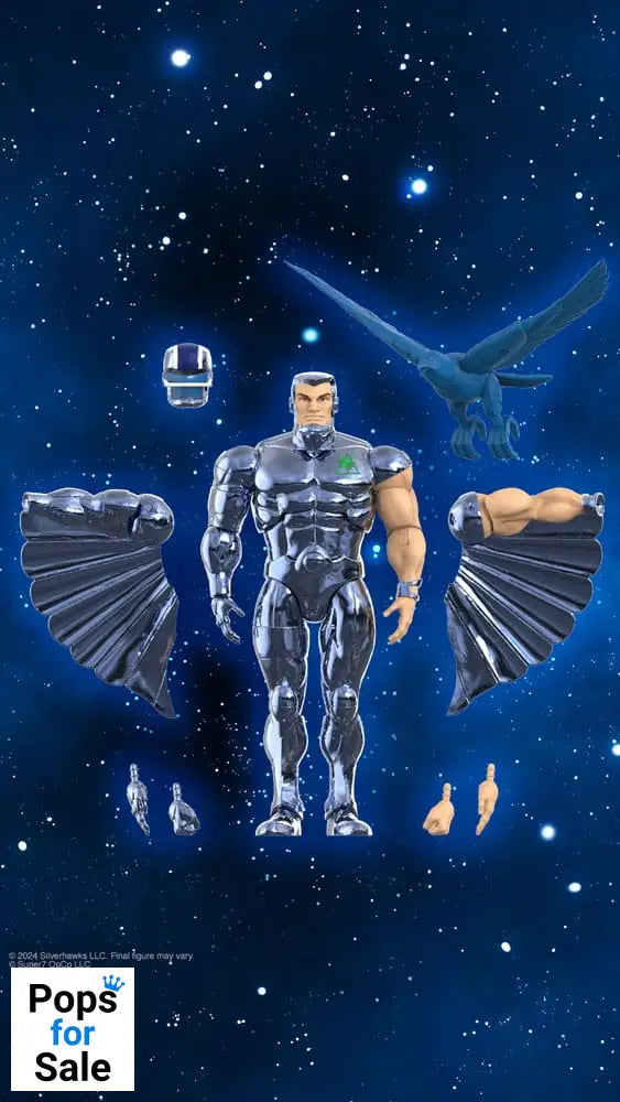 SilverHawks Ultimates Action Figure Steelwill (Toy Version Vac Metal) 18 cm