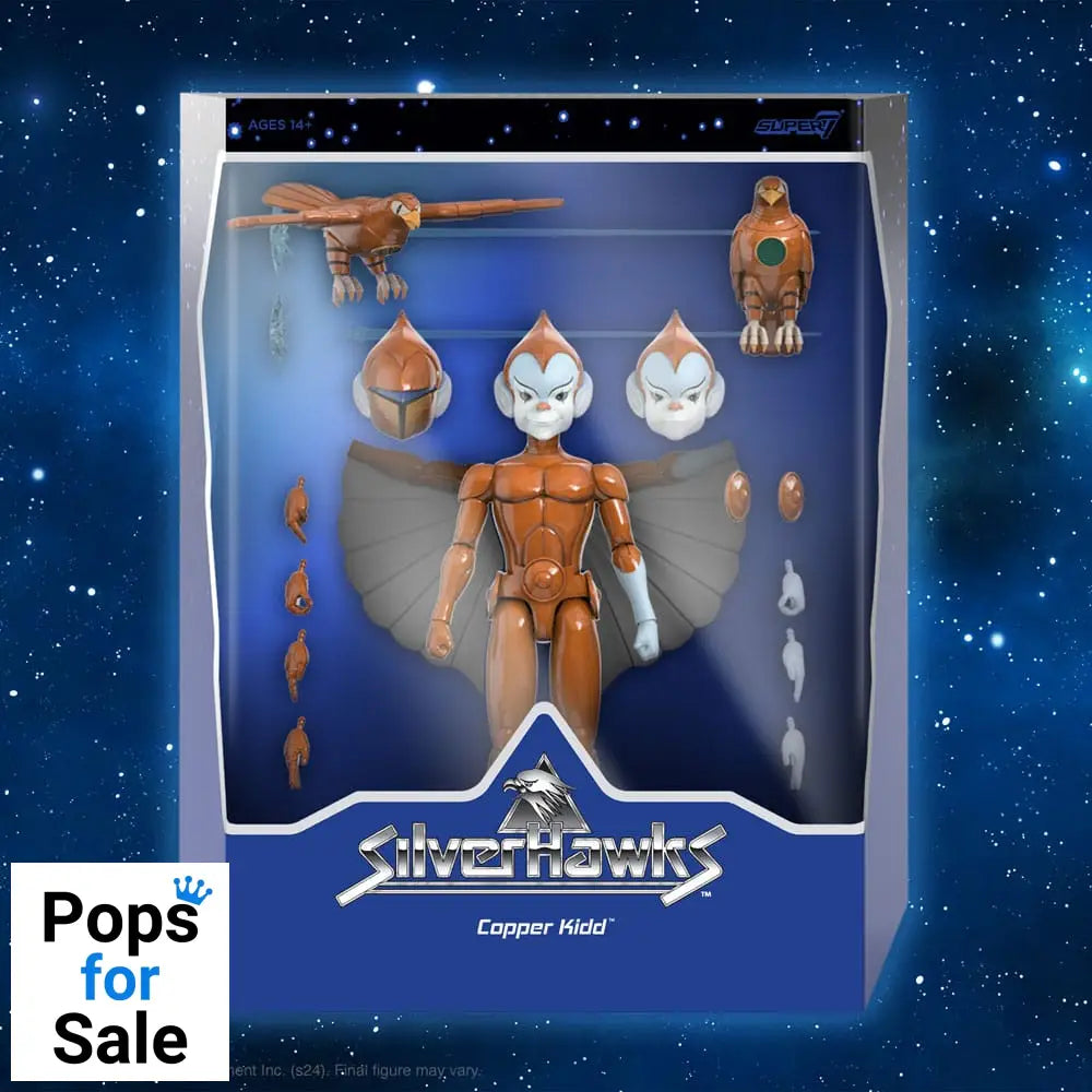 SilverHawks Ultimates Action Figure Wave 2 Copper Kidd (Cartoon Accurate) 18 cm