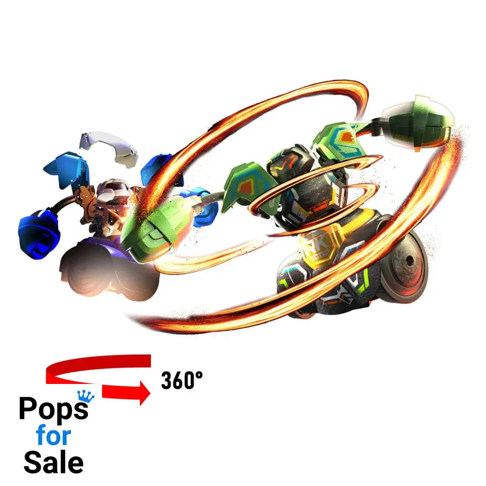 Silverlit Robo Kombat Tornado Remote-Controlled Robots 2er - Set Green/Blue