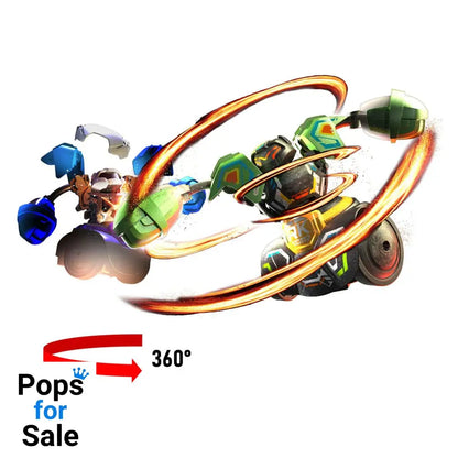 Silverlit Robo Kombat Tornado Remote-Controlled Robots 2er - Set Green/Blue