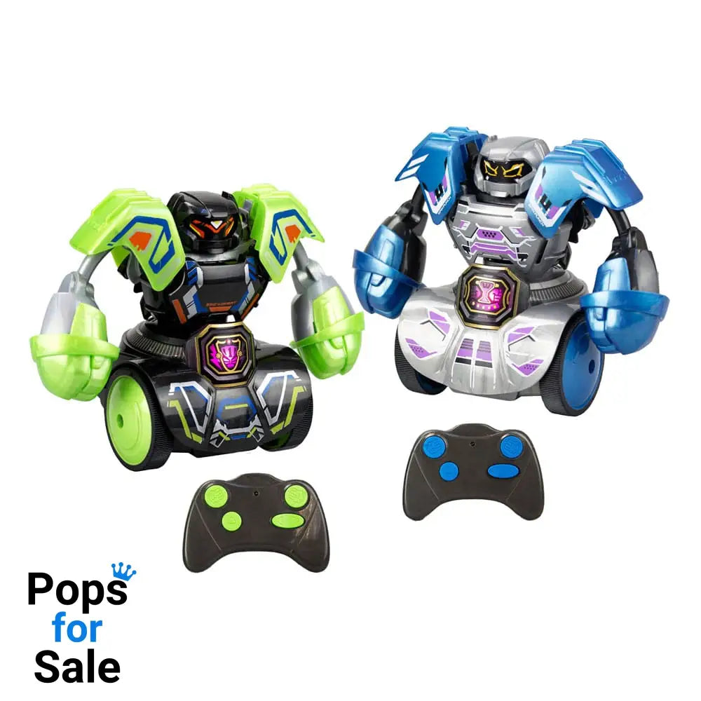 Silverlit Robo Kombat Tornado Remote-Controlled Robots 2er - Set Green/Blue