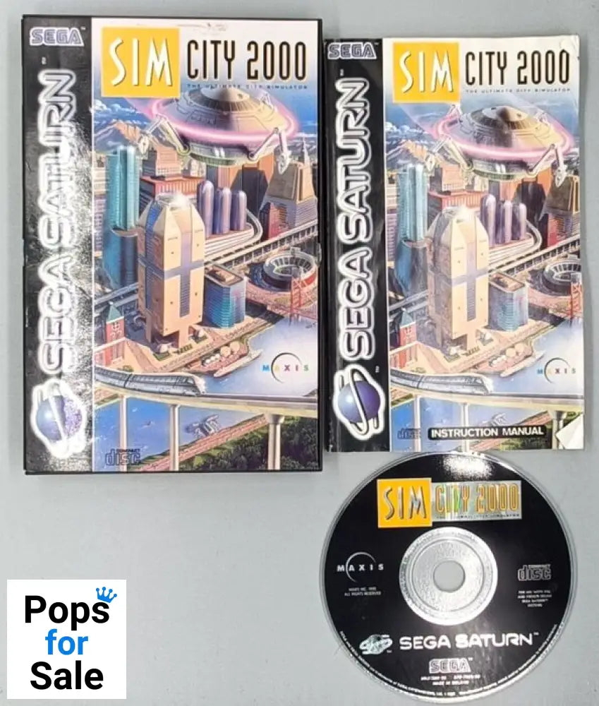 Sim City 2000 for SEGA Saturn