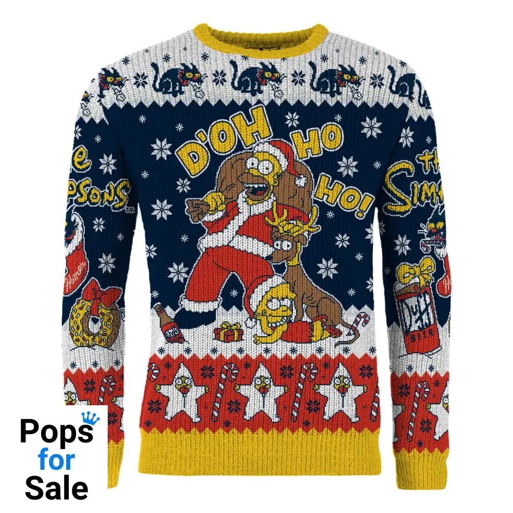 Simpsons Christmas Sweater D’oh Ho Ho! Sweaters