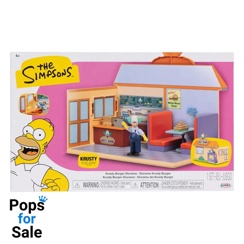 Simpsons Mini Figure Playset Krusty Burger Playsets