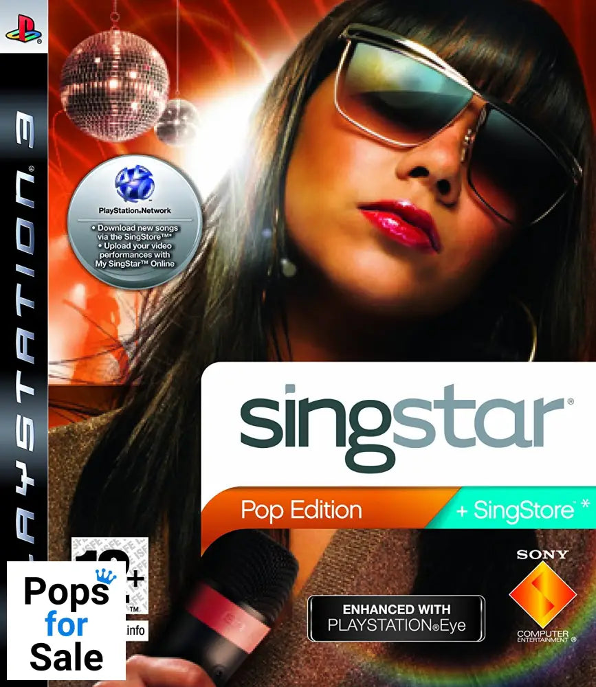 SingStar Pop Edition Solus for Playstation 3 (PS3)