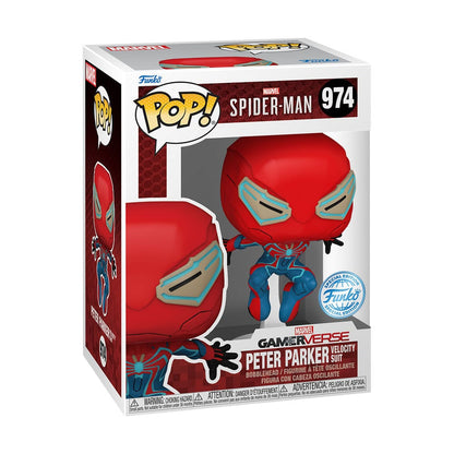 974 Peter Parker Velocity Suit - Marvel Spider-Man 2 Game Funko POP Preorder