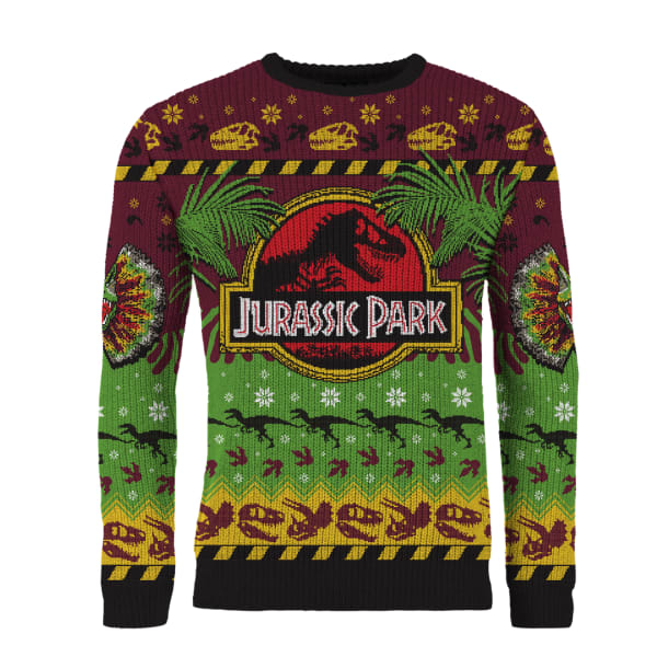 Jurassic Park: Happy Rexmas Christmas Jumper (Size: XXL)