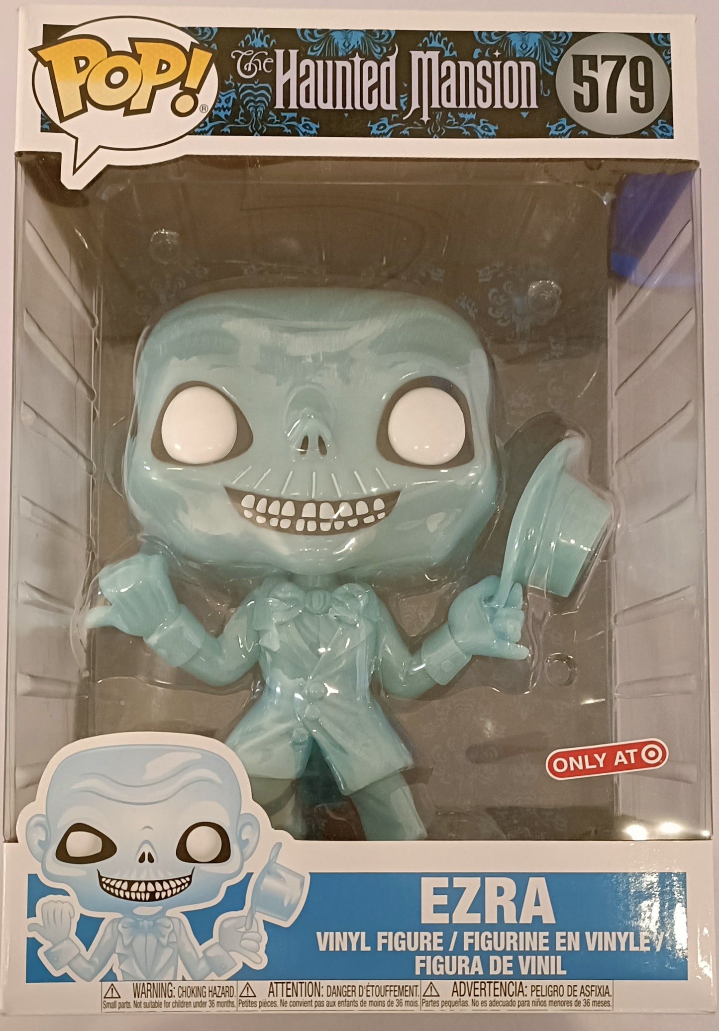 #579 Ezra - 10 Inch Disneyland The Haunted Mansion Box Damaged Funko POP