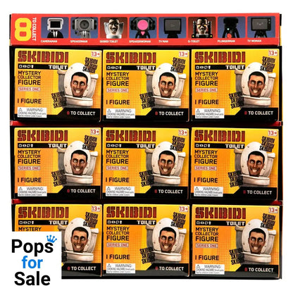 Skibidi Toilet Figures 11 cm Series 1 Display (9)