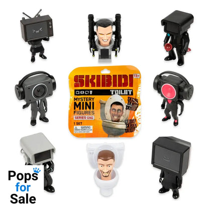 Skibidi Toilet Minifigures 6 cm Series 1 Display (24) Mini-figures