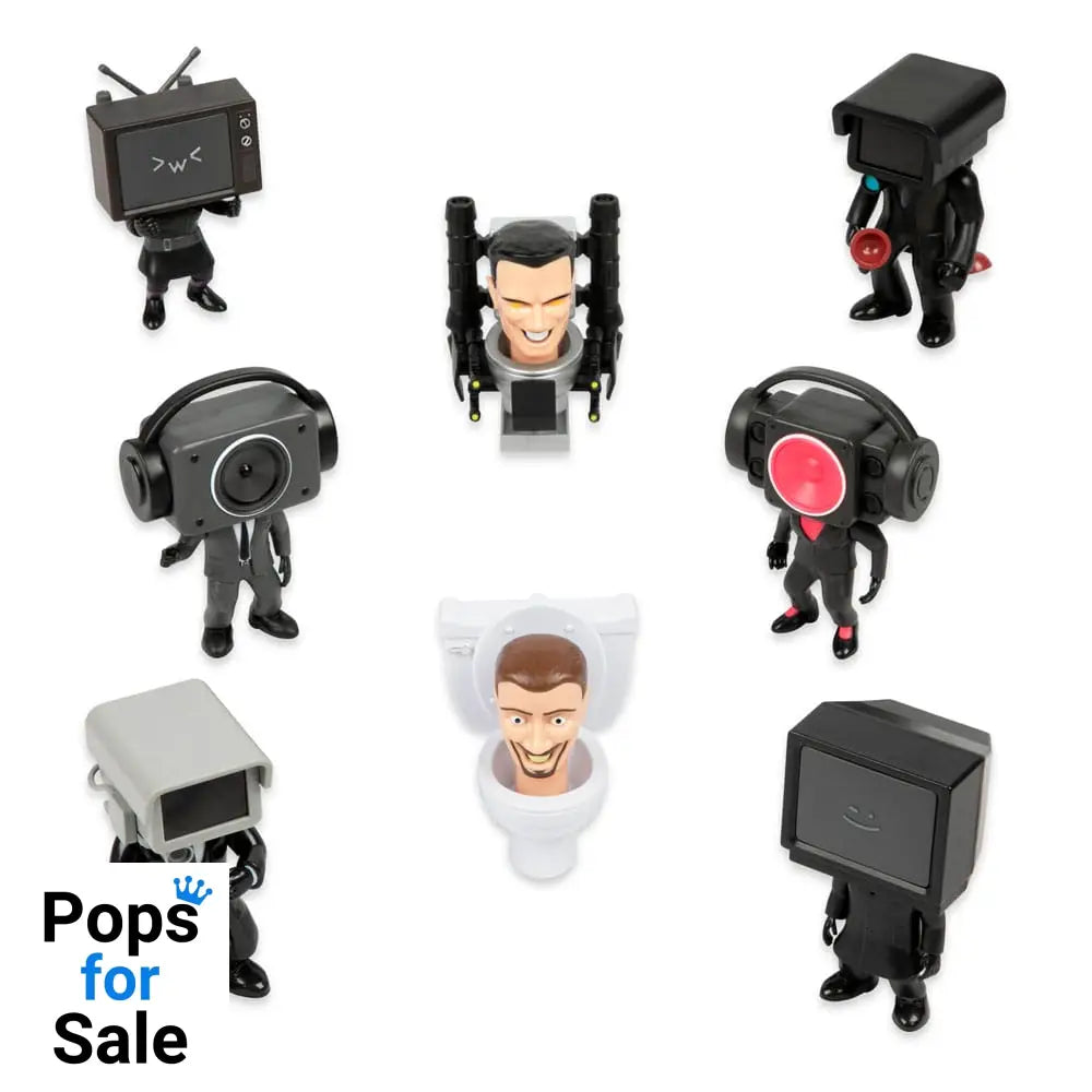 Skibidi Toilet Minifigures 6 cm Series 1 Display (24)