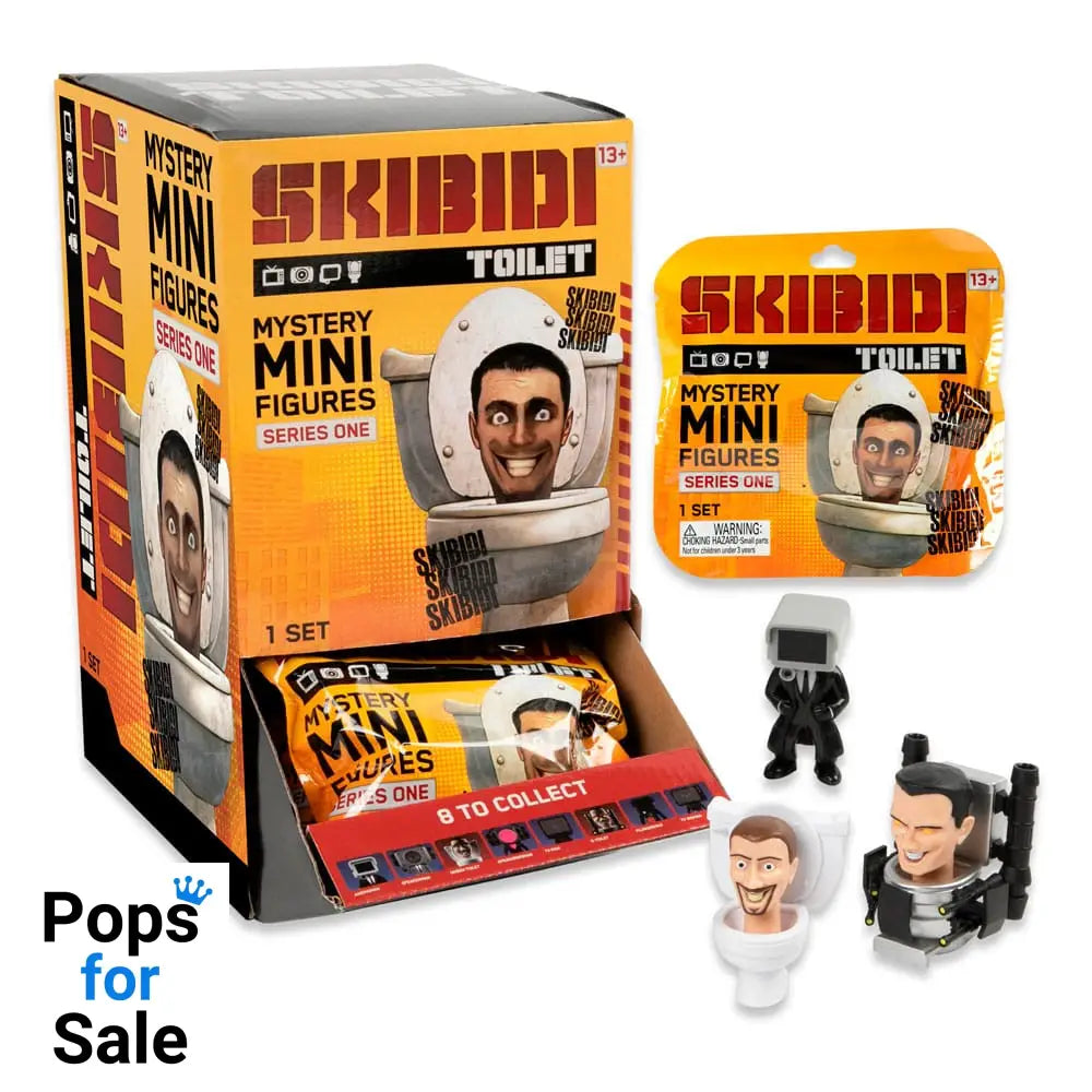 Skibidi Toilet Minifigures 6 cm Series 1 Display (24)