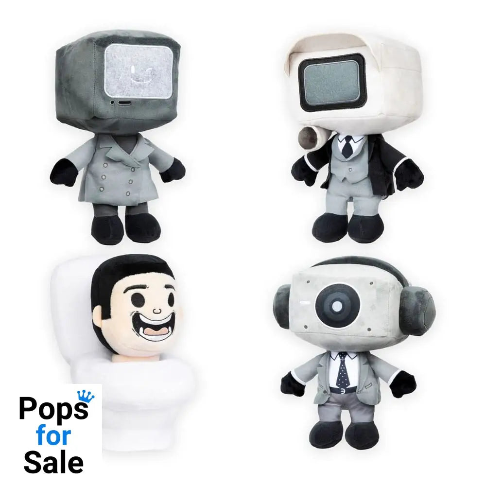 Skibidi Toilet Plush Mystery Blind Bag Display (2)