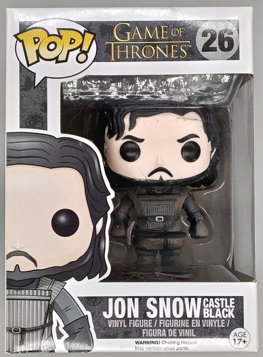 #26 Jon Snow (Castle Black- Muddy) - Game of Thrones Box Damaged Funko POP