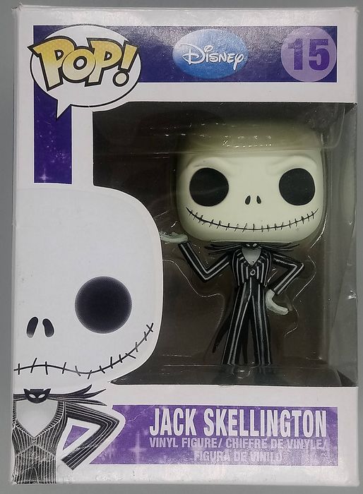 15 Jack Skellington  Disney Nightmare Before Christmas Funko POP - Box Damaged