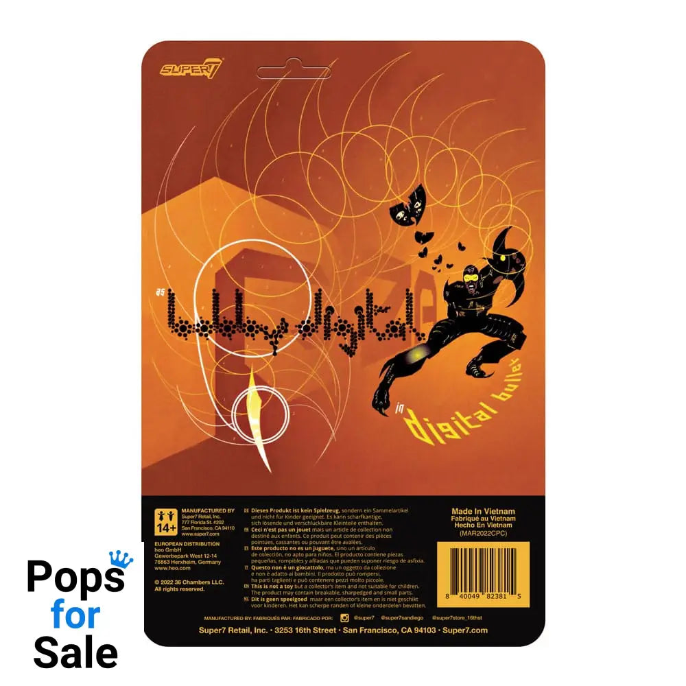 Slick Rick ReAction Action Figure RZA Digital Bullet 10 cm