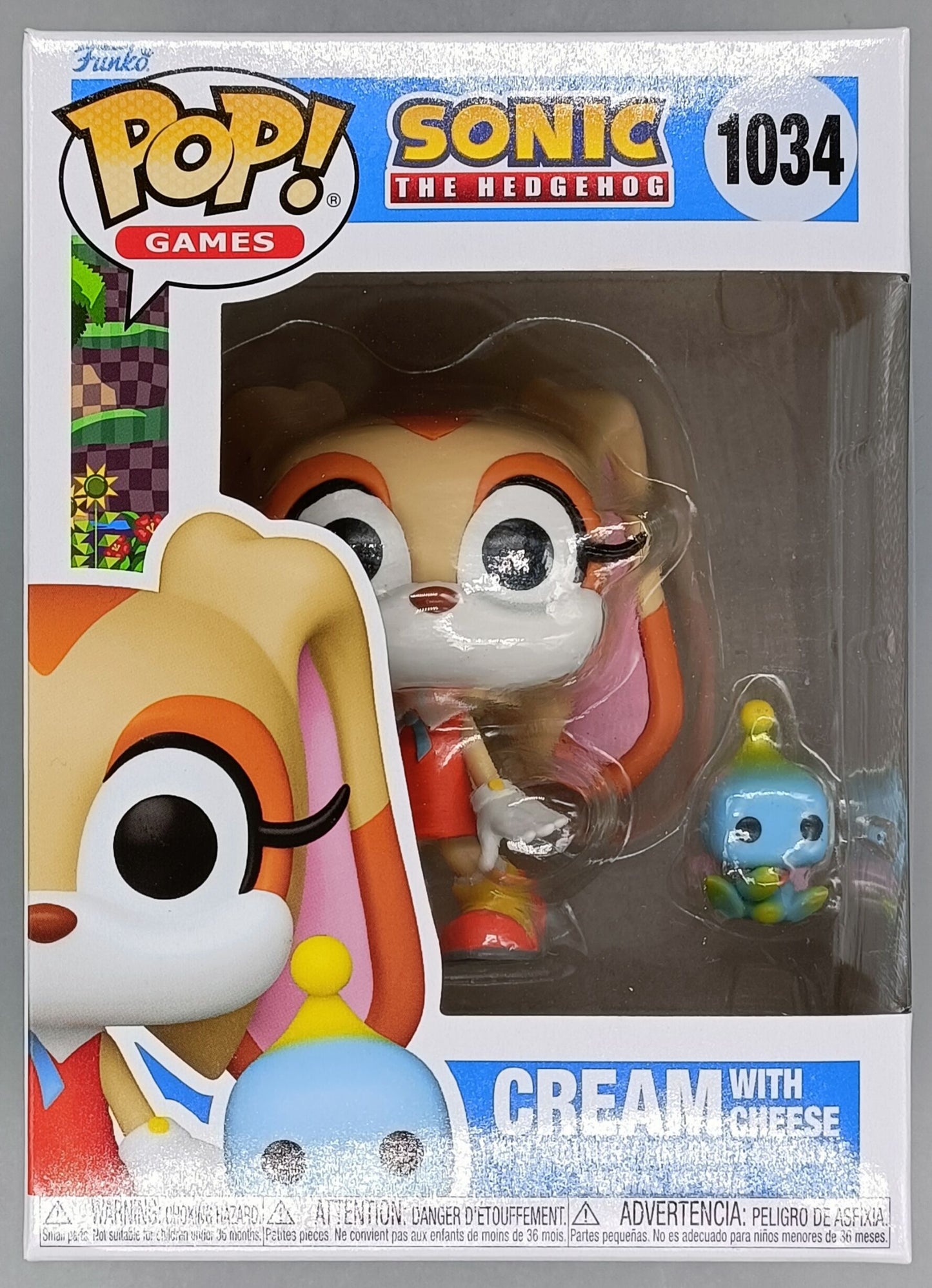 1034 Cream with Cheese - Sonic The Hedgehog Funko POP - Brand New