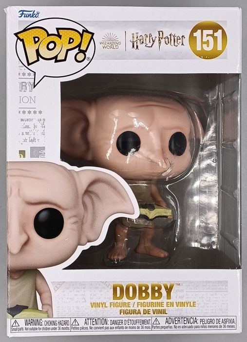 #151 Dobby (w/ Book) - Harry Potter - Box Damaged Funko POP