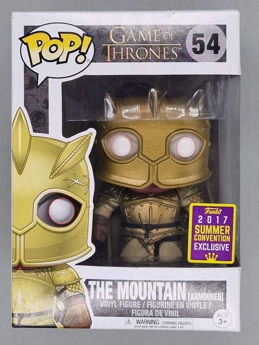 #54 The Mountain (Armored) Game of Thrones 2017 Con - Box Damaged Funko POP
