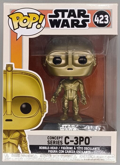 #423 C-3PO (Concept) - Star Wars - Box Damaged Funko POP
