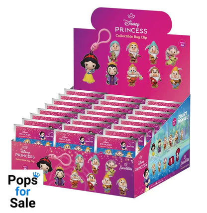 Snow White 3D PVC Bag Clips Classic Series 66 Display (24)