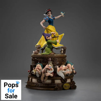Snow White and the Seven Dwarves Art Scale Statue 1/10 Snow White and Dopey Deluxe Edition 21 cm Statues