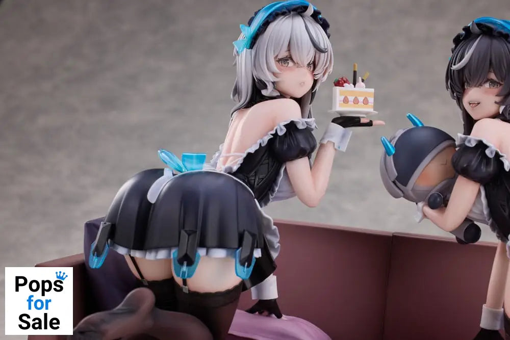 Snowbreak Containment Zone PVC Statues 2-Pack 1/6 Cherno & Meursault Apprentice Maid Ver. Deluxe Edition 19 cm