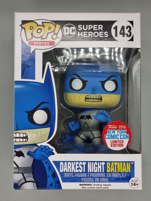 #143 Darkest Night Batman - DC Super Heroes - Box Damaged Funko POP