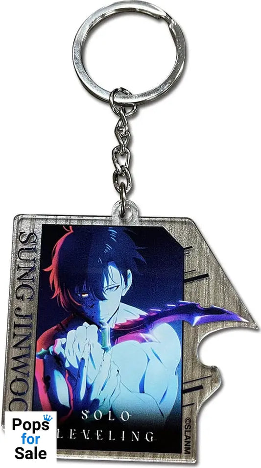 Solo Leveling Acrylic Keychain Sung Jinwoo Teaser Art