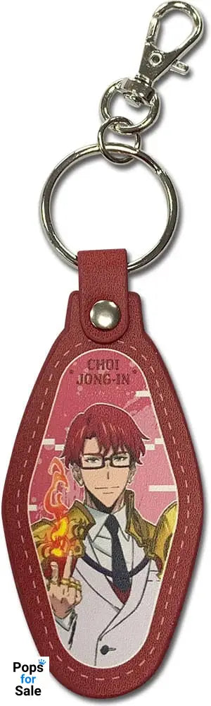 Solo Leveling Leather Keyring Choi Jong-In