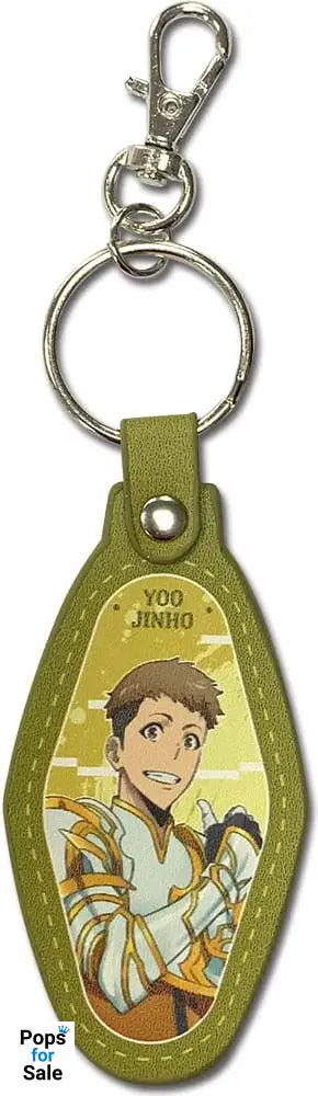 Solo Leveling Leather Keyring Yoo Jinho