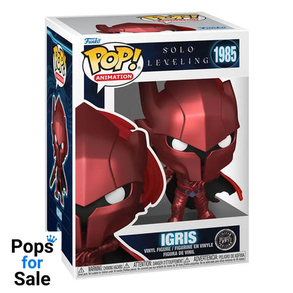 Solo Leveling POP! Animation Vinyl Figure Igris with Chase 9 cm Assortment (6) Funko POP POP! Figures