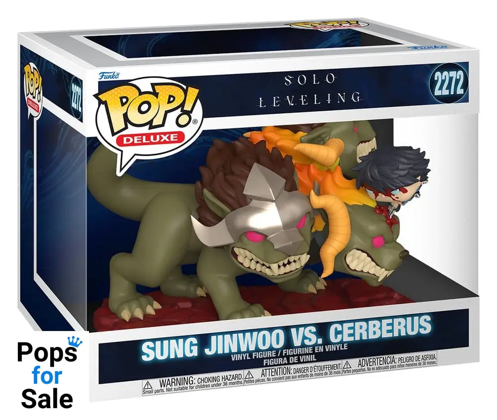 Solo Leveling POP! Deluxe Vinyl Figure Jinwoo Vs Cerberus 9 cm