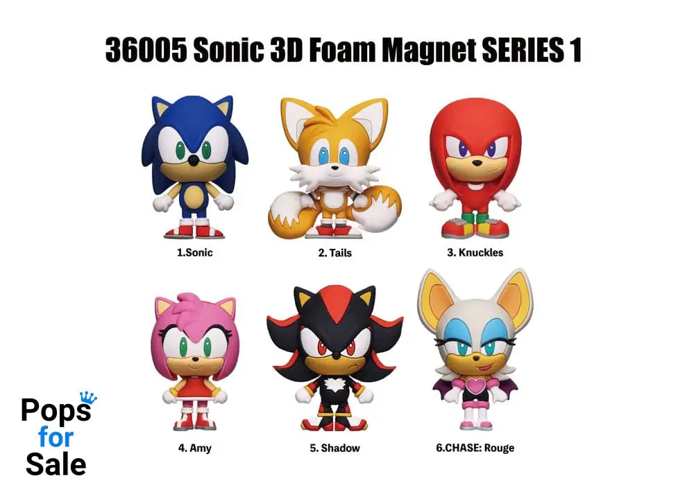 Sonic Magnets blind pack Series 1 Display (12)