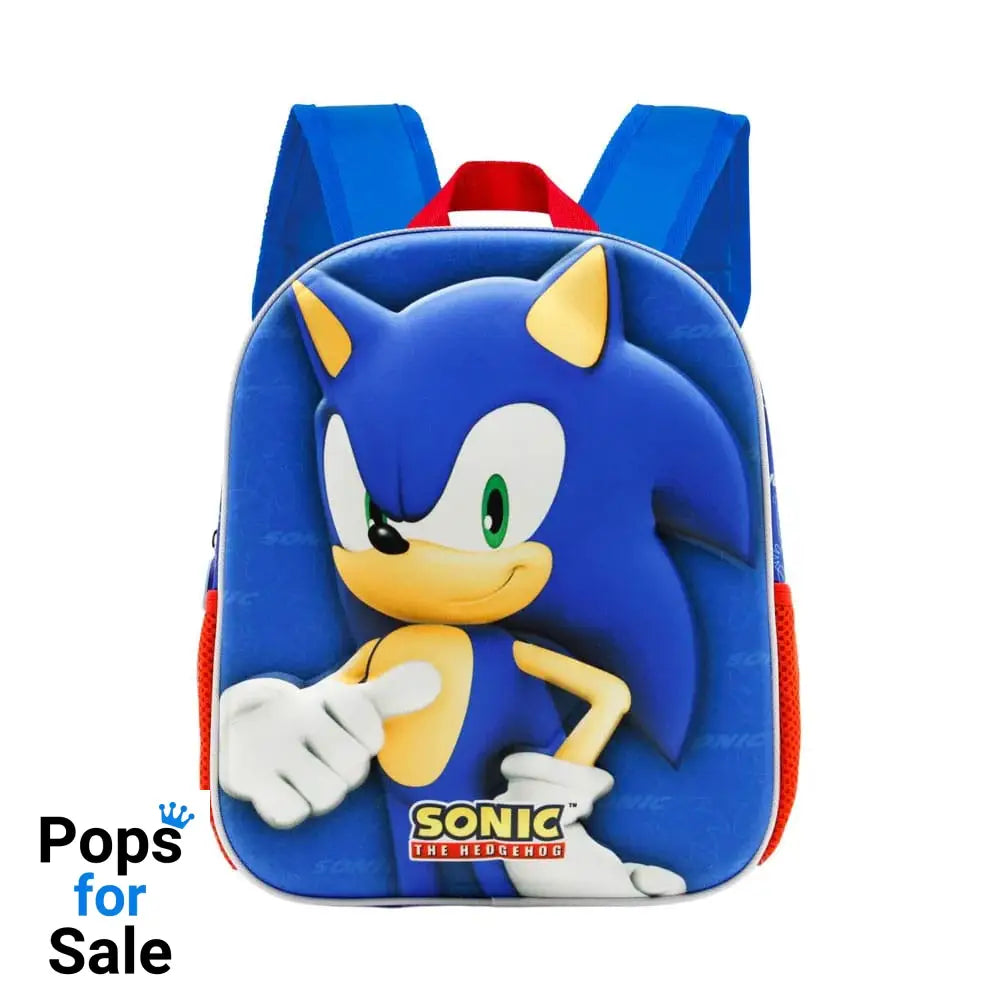 Sonic The Hedgehog 3D Backpack Sega Velocity Blue Small