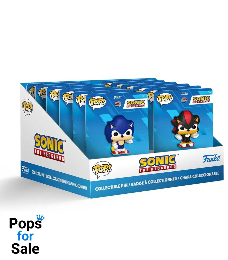 Sonic - The Hedgehog by Loungefly PVC Pins Blind Box Pixar Collection PDQ Display (12)