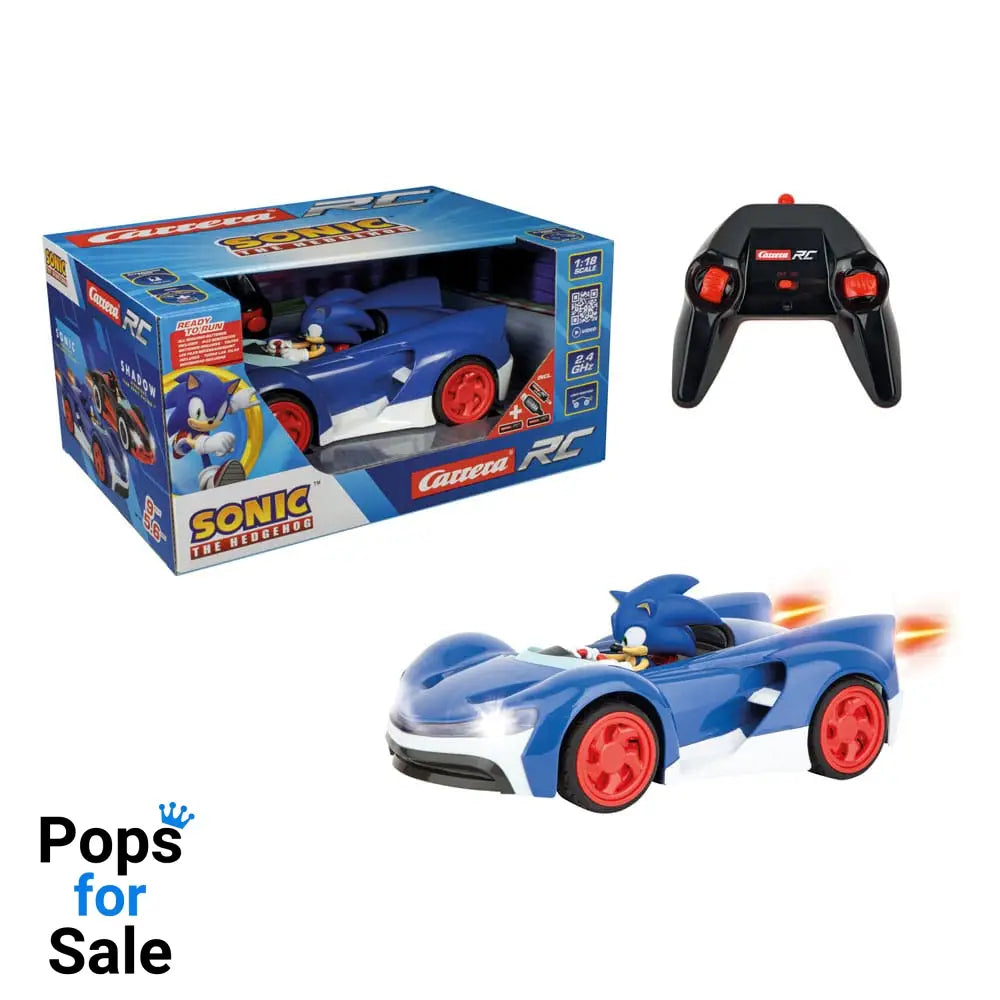 Sonic the Hedgehog Cart RC remote-controlled car 1/18 2.4GHz Sonic