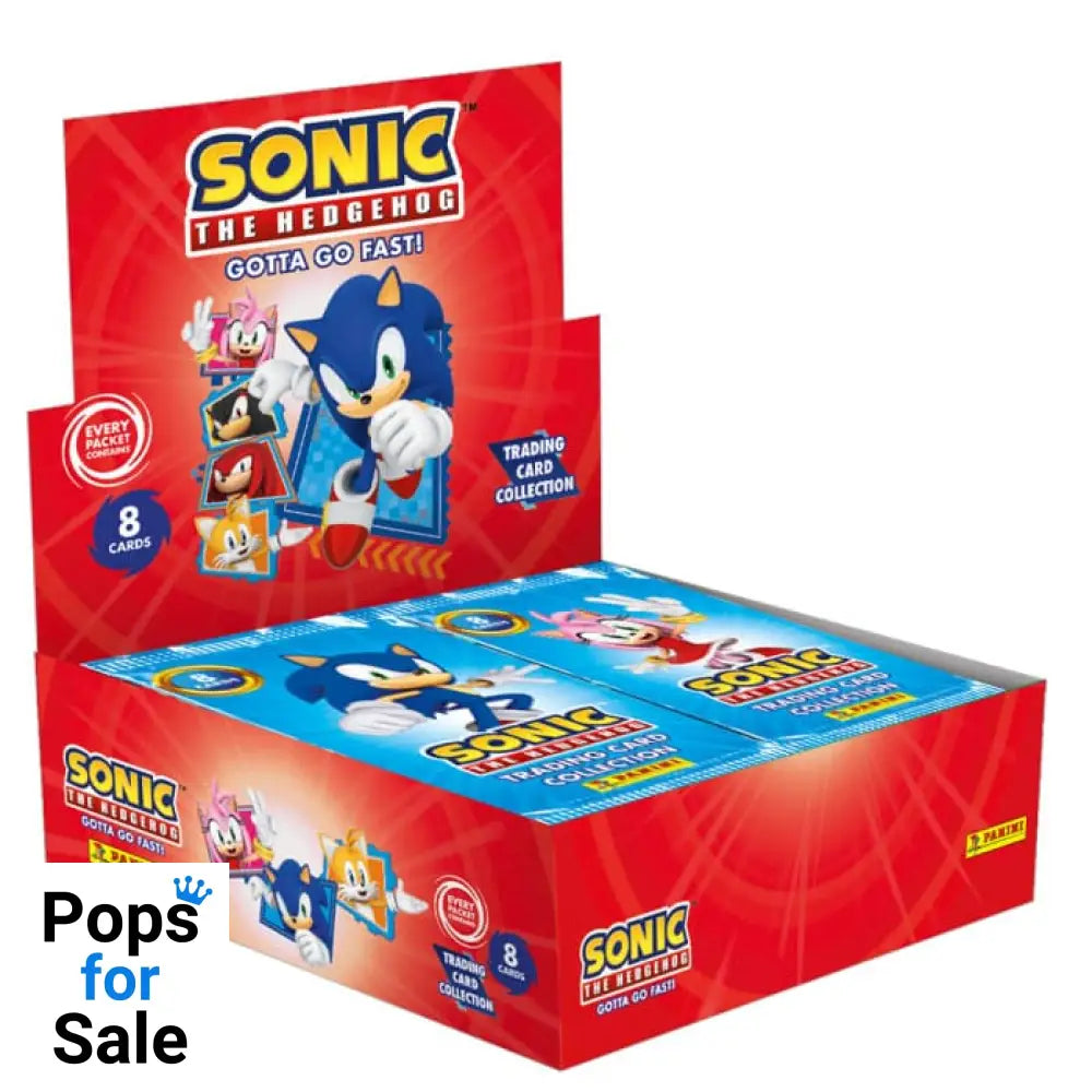 Sonic The Hedgehog - Gotta Go Fast! - Trading Cards Flow Packs Display (18)