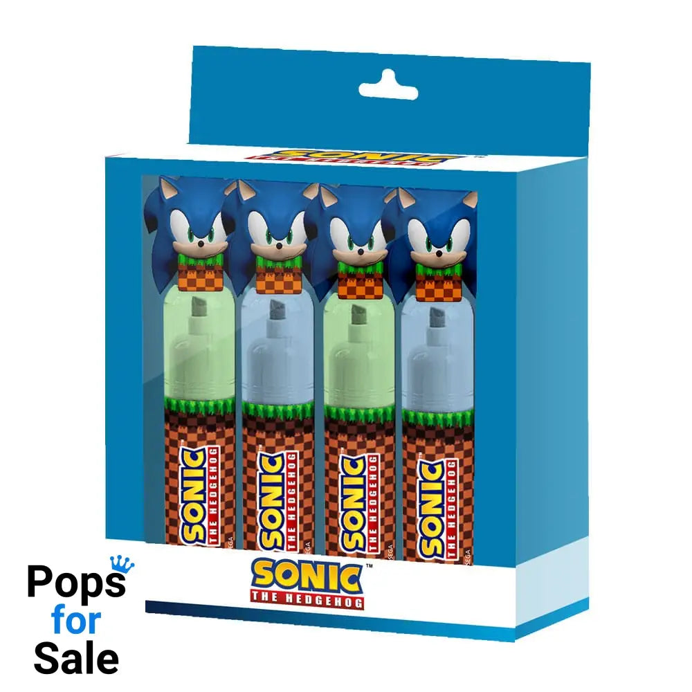 Sonic - The Hedgehog Highlighters 4-Pack