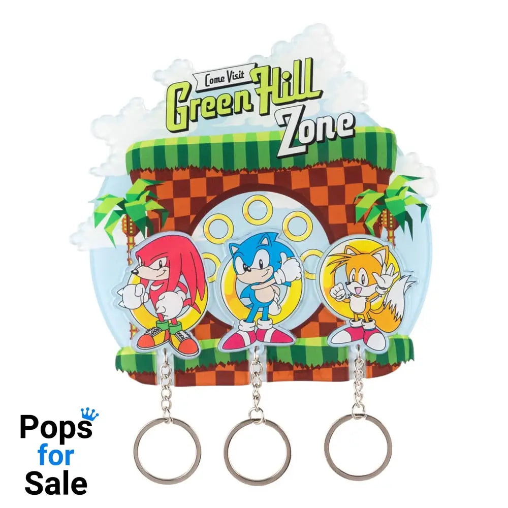 Sonic the Hedgehog Key rack incl. 3 key rings