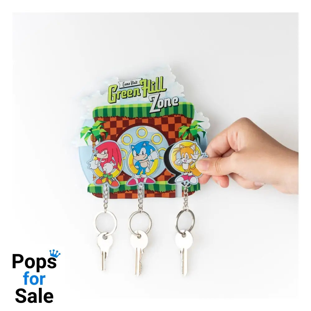 Sonic the Hedgehog Key rack incl. 3 key rings