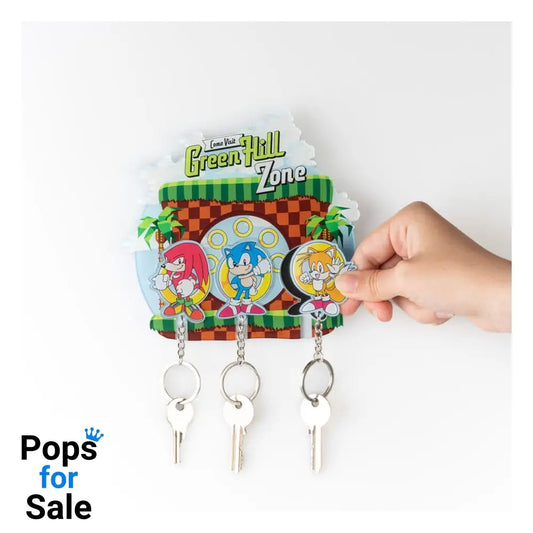 Sonic the Hedgehog Key rack incl. 3 key rings