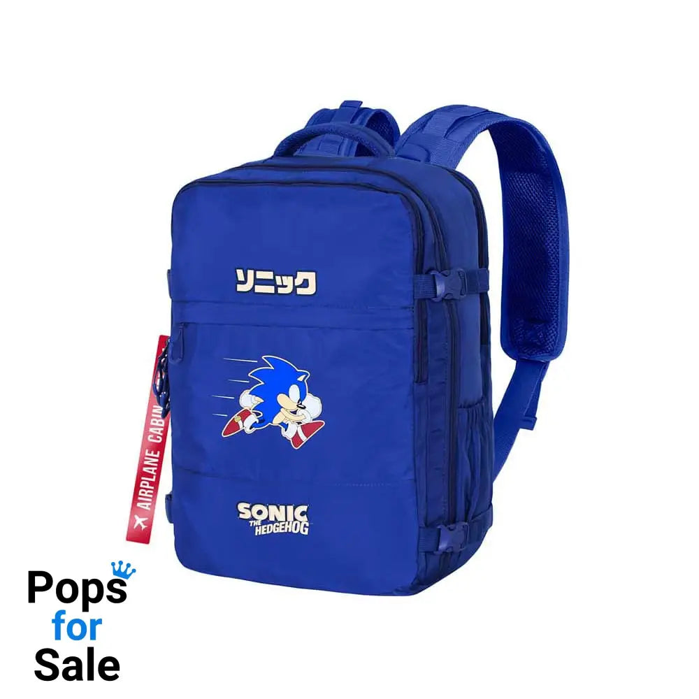 Sonic The Hedgehog Mercury Underseat Cabin Bag Backpack Sega Action Blue
