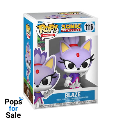 Sonic the Hedgehog POP! Games Vinyl Figure Blaze the Cat 9 cm