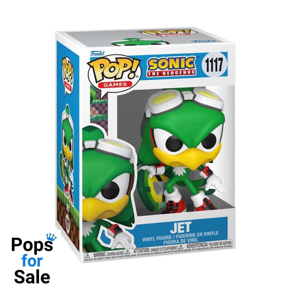 Sonic the Hedgehog POP! Games Vinyl Figure Jet the Hawk w/Board 9 cm