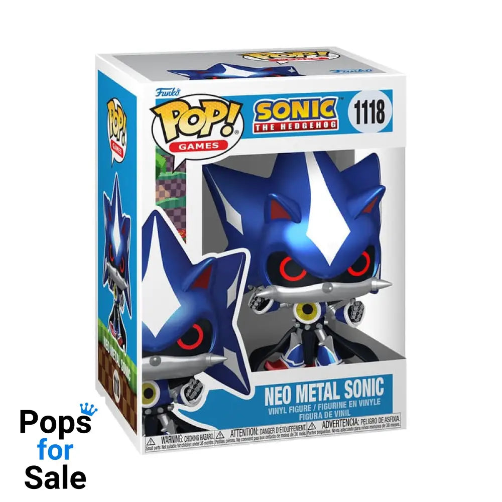 Sonic the Hedgehog POP! Games Vinyl Figure Neo Metal Sonic (MT) 9 cm