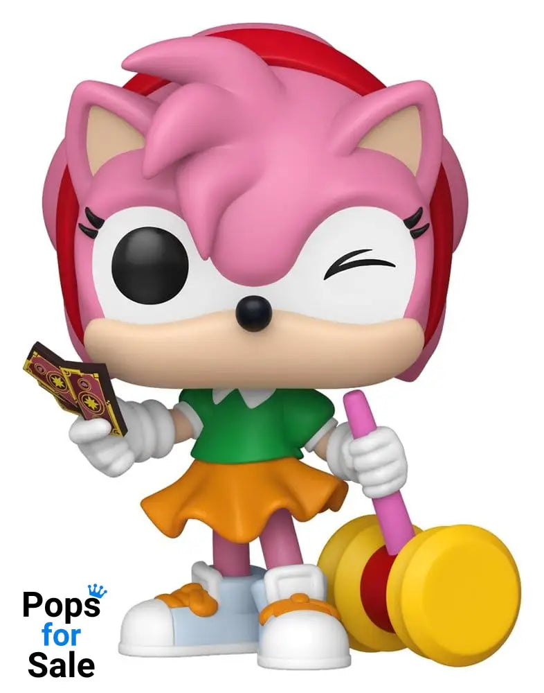Sonic - The Hedgehog POP! Games Vinyl Figures Amy Rose with Piko Hammer with Chase 9 cm Assortment (6)