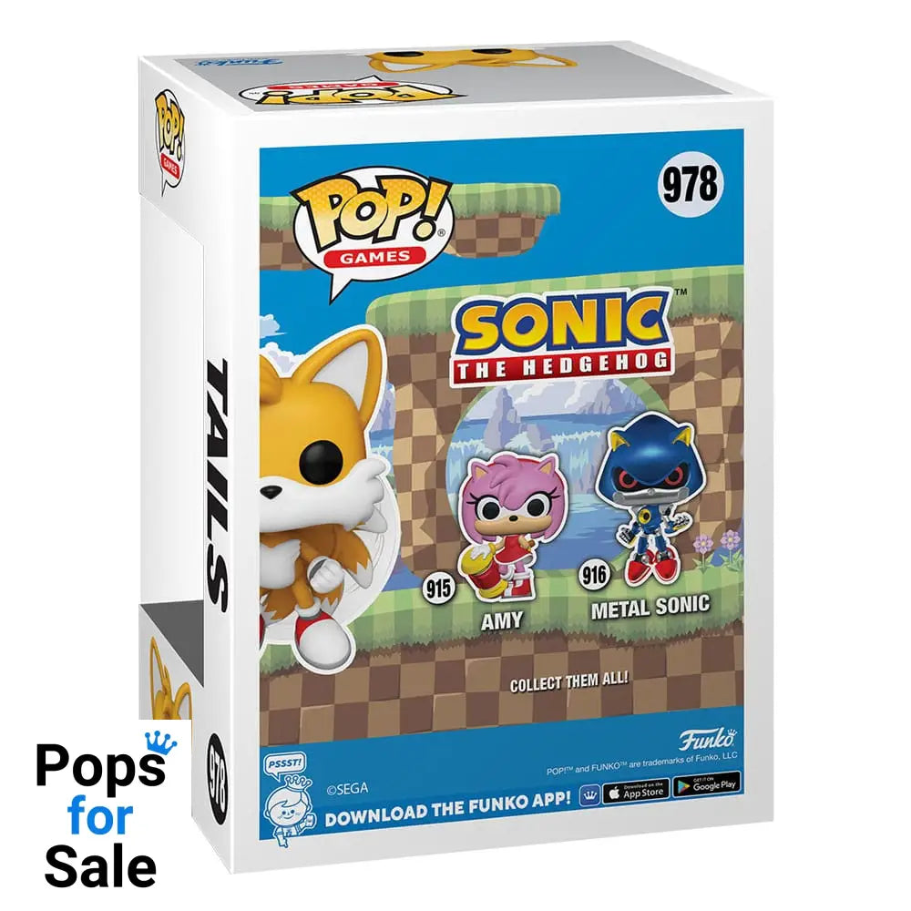 Sonic The Hedgehog POP! Games Vinyl Figures Tails(Flying)(FL) w/CH 9 cm Assortment (6) Funko POP POP! Figures