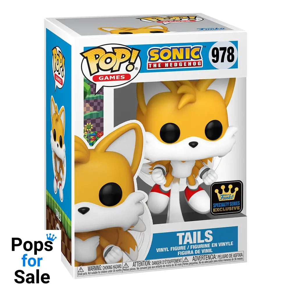 Sonic The Hedgehog POP! Games Vinyl Figures Tails(Flying)(FL) w/CH 9 cm Assortment (6) Funko POP POP! Figures