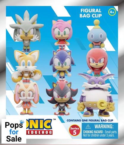 Sonic the Hedgehog PVC Bag Clips Flocking Series 5 Display (24)